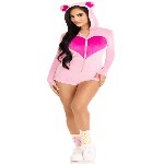 Комбінезон «Солодкий ведмедик» Leg Avenue Sweetheart Bear Velvet Romper XS - мініатюра 5