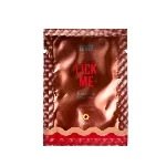 Пробник гелю для оральних пестощів з зігрівальним ефектом INTT Lick Me Kissable Gel Peach 2 мл - мініатюра 1
