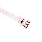 Шкіряна маска на очі Liebe Seele White & Pink Fairy Goat Leather Blindfold - мініатюра 4