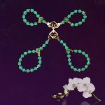 Нефритові наручники та поножі LOCKINK Jade Handcuffs & Anklecuffs - мініатюра 2