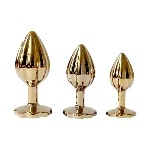 Набір анальних пробок LOCKINK YEAHWOW Nympho Butt Plug Set - мініатюра 1