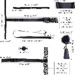 БДСМ-набір LOCKINK YEAHWOW Armbinder Restraint Set Black - мініатюра 6