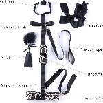 БДСМ-набір LOCKINK YEAHWOW Armbinder Restraint Set Black - мініатюра 5