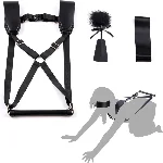 БДСМ-набір LOCKINK YEAHWOW Black Doggy Style Saddle set - мініатюра 1