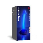 Дилдо, що світиться Strap-On-Me Glow-LED Dildo Purple - M - мініатюра 3