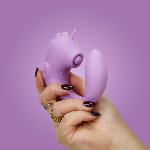 Вібратор-єдиноріжка Unihorn – C Horse – Marina Lilac, вагінально-кліторальна стимуляція, 2 мотори по 10 режимів - мініатюра 10