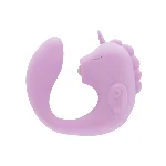 Вібратор-єдиноріжка Unihorn – C Horse – Marina Lilac, вагінально-кліторальна стимуляція, 2 мотори по 10 режимів - мініатюра 1