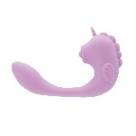 Вібратор-єдиноріжка Unihorn – C Horse – Marina Lilac, вагінально-кліторальна стимуляція, 2 мотори по 10 режимів - мініатюра 2