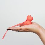 Вібратор-мінієдиноріжка Unihorn Mini – Peachy Pony, брелок з вібрацією, 10 режимів - мініатюра 9