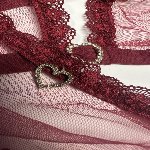 Комплект Passion BELISSANA SET burgundy L - мініатюра 12