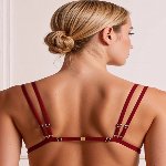 Комплект Passion BELISSANA SET burgundy L - мініатюра 7