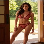 Комплект Passion BELISSANA SET burgundy M - мініатюра 10