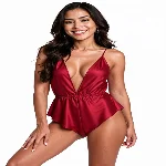 Боді Passion SENSIE BODY burgundy XL - мініатюра 1