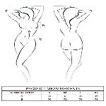 Боді Passion VELMORE BODY black XL - мініатюра 9