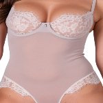 Боді Passion ZOVEL BODY light grey M - мініатюра 6