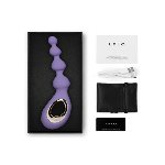Анальне намисто з вібрацією LELO Soraya Beads Violet Dusk, різний діаметр намистин, 8 режимів - мініатюра 2