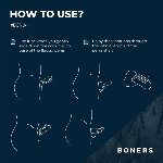 Ерекційне кільце Boners Cockring & Ball Stimulator - мініатюра 13