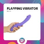 Вібратор точки G з вагінальним відростком Good Vibes Only – Flax Vibrating Dildo with G-Spot Stimulator - мініатюра 9