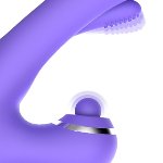 Вібратор-кролик із вагінальним відростком Good Vibes Only – Tess Rabbit Vibrator with G-Spot Stimulator - мініатюра 5