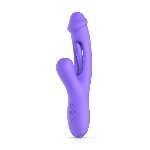 Вібратор-кролик із вагінальним відростком Good Vibes Only – Tess Rabbit Vibrator with G-Spot Stimulator - мініатюра 2