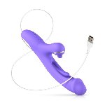 Вібратор-кролик із вагінальним відростком Good Vibes Only – Tess Rabbit Vibrator with G-Spot Stimulator - мініатюра 6