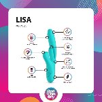 Вібратор-кролик із вагінальним відростком Good Vibes Only – Lisa Thrusting Rabbit Vibrator with G-Spot Stimulator - мініатюра 12