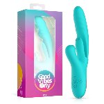 Вібратор-кролик із вагінальним відростком Good Vibes Only – Lisa Thrusting Rabbit Vibrator with G-Spot Stimulator - мініатюра 8