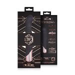Вібратор-кролик Rosy Gold - Rabbit Vibrator with thrusting function - Black - мініатюра 9