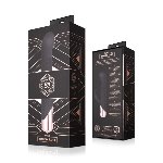 Вібратор-кролик Rosy Gold - Rabbit Vibrator with thrusting function - Black - мініатюра 8
