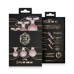 Набір анальних іграшок Rosy Gold - Metal Butt Plug Set 3 Pieces - мініатюра 9