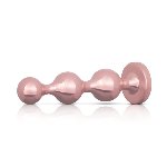 Набір анальних іграшок Rosy Gold - Metal Butt Plug Set 3 Pieces - мініатюра 4