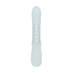 Потрійний вібратор Good Vibes Only – SAGE Triple Stimulation Vibe Soft Silicone – Blue, манливий рух - мініатюра 3
