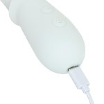 Потрійний вібратор Good Vibes Only – SAGE Triple Stimulation Vibe Soft Silicone – Blue, манливий рух - мініатюра 6