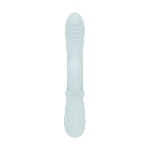 Потрійний вібратор Good Vibes Only – SAGE Triple Stimulation Vibe Soft Silicone – Blue, манливий рух - мініатюра 2