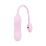 Віброяйце-віброкуля Good Vibes Only – SIVA Bullet Vibrator Soft Silicone – Pink, 10 режимів - мініатюра 4