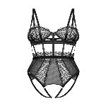 Боді Obsessive Hersis crotchless teddy L/XL - мініатюра 9