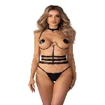 Портупея Obsessive Premisis Black harness S/M/L - мініатюра 1