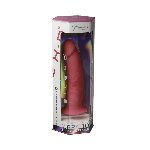 Фалоімітатор з вібрацією SilexD Henry Vibro Pink (MODEL 2 size 7in) + LRS, діаметр 4,4 см - мініатюра 9