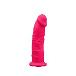 Фалоімітатор з вібрацією SilexD Henry Vibro Pink (MODEL 2 size 7in) + LRS, діаметр 4,4 см - мініатюра 4
