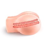 Смоктальна вагіна-мастурбатор Real Body Real Lola, вагіна та анус, з вібрацією і звуком - мініатюра 8