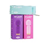 Вібромасажер M’Lady Mini Vibrating Wand Pink - мініатюра 5