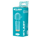 Вібромасажер M’Lady Mini Vibrating Wand Teal - мініатюра 2