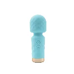Вібромасажер M’Lady Mini Vibrating Wand Teal - мініатюра 1