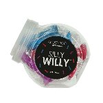 Набір фалоімітаторів ADDICTION Silly Willy 3.3” Silicone Dildo, 3 кольори, 12 шт - мініатюра 14