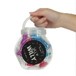 Набір фалоімітаторів ADDICTION Silly Willy 3.3” Silicone Dildo, 3 кольори, 12 шт - мініатюра 15