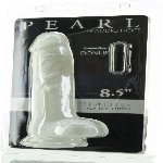 Фалоімітатор ADDICTION Pearl 8.5" Dildo with Balls, віброкуля в подарунок - мініатюра 5