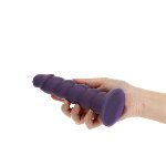 Фалоімітатор Fantasy by Addiction Unicorn Dildo 7” Purple, віброкуля в подарунок - мініатюра 3