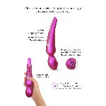 Стимулятор для клітора Love To Love Pleaser Iridescent Berry, ефект постукування, 5 режимів - мініатюра 6