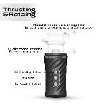 Автоматичний мастурбатор Dorcel THRUST BLOW PRO, імітація фрикцій+обертання, по 10 режимів, присоска - мініатюра 3