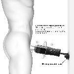 Автоматичний мастурбатор Dorcel THRUST BLOW PRO, імітація фрикцій+обертання, по 10 режимів, присоска - мініатюра 6